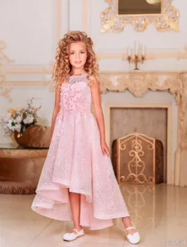Платье для девочки нежно-розовое